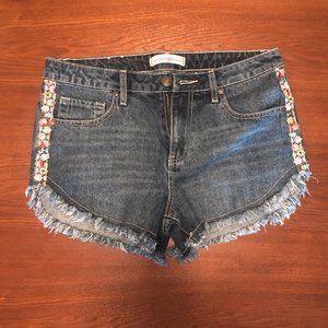 Altar'd State Distressed Denim Shorts
